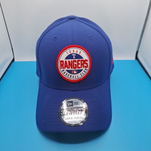 New Era Texas Rangers Game Day 39THIRTY Stretch Flex Hat Cap Blue L/XL - Picture 1 of 7